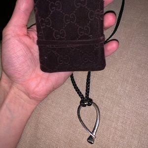 Gucci White nail mens necklace sterling silver 425